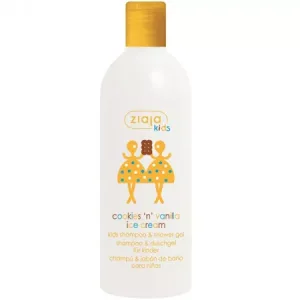 Sampon si gel de dus cu aroma de prajituri si inghetata de vanilie pentru copii, Ziaja | 400 ml