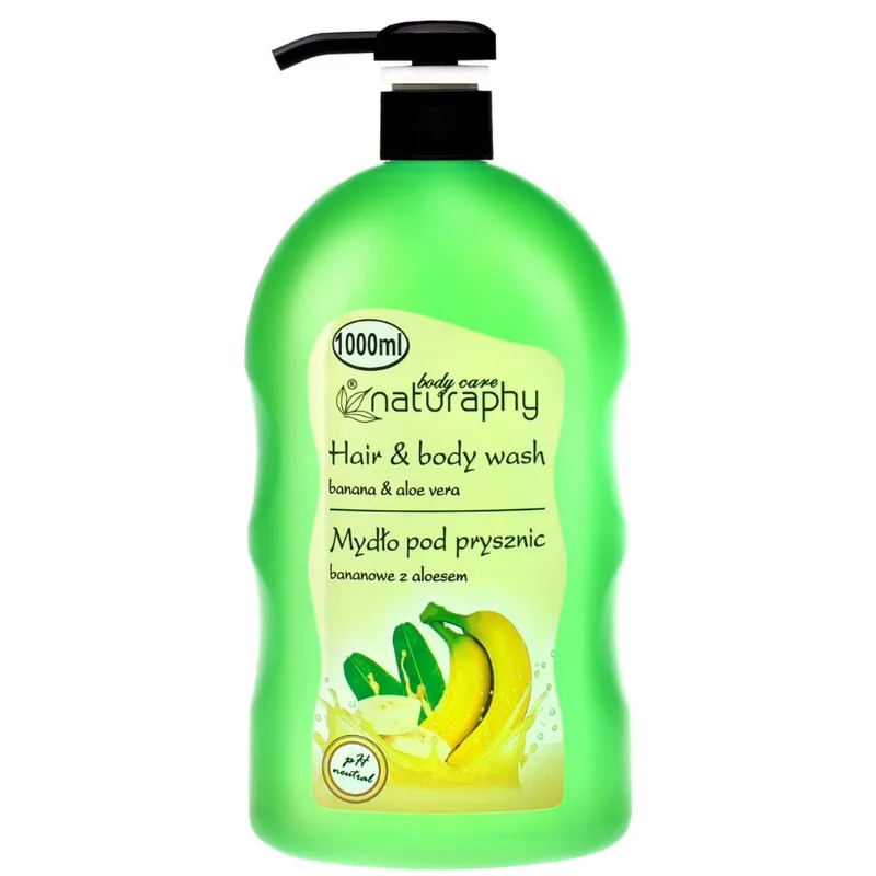 Sampon si gel de dus cu Banane si Extract de Aloe Vera Naturaphy, Blux | 1L BLUX COSMETICS INFINITY — preț și oferte