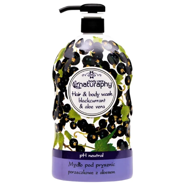 Sampon si gel de dus cu Coacaze negre si extract de Aloe Vera Naturaphy, Blux | 1L BLUX COSMETICS INFINITY — preț și oferte
