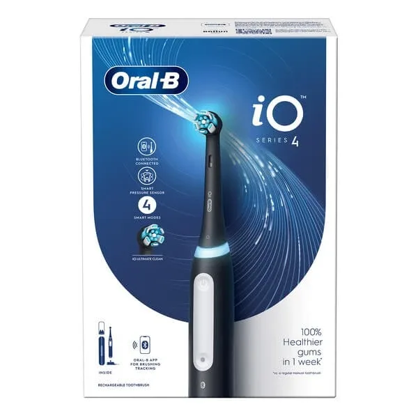 Oral-B, iO 4 Series, negru, periuță de dinți electrică — preț și oferte