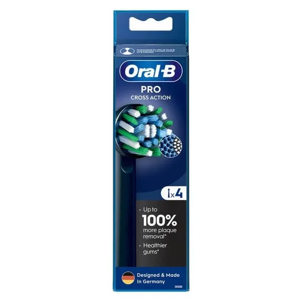Oral-B, Cross Action, negru, vârfuri de schimb, 4 buc. — preț și oferte
