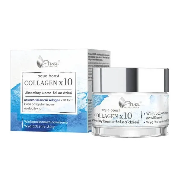 AVA Aqua Boost Collagen, gel-cremă de zi catifelat, 50 ml — preț și oferte