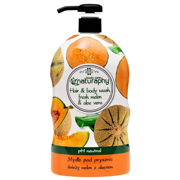 Sampon si gel de dus cu Pepene galben si extract de Aloe Vera Naturaphy, Blux | 1L BLUX COSMETICS INFINITY — preț și oferte