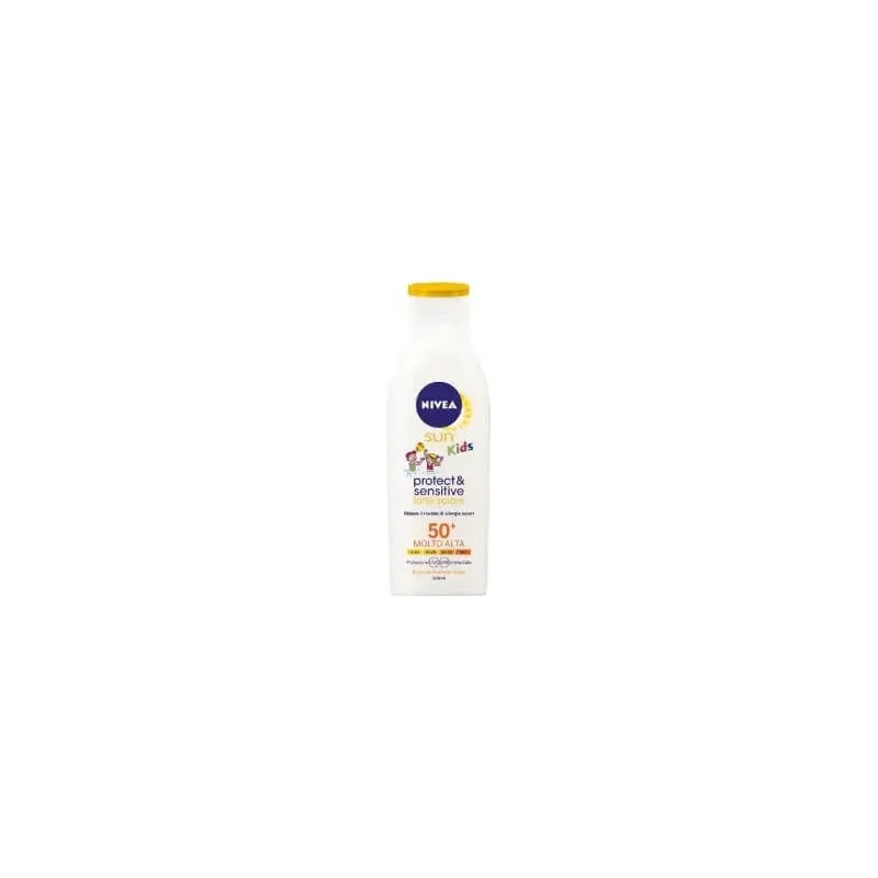 Nivea cremă de protecție solară pentru copii, SPF 50+, loțiune „Protect &amp; Sensitive”, protecție foarte ridicată, 200 ml — preț și oferte