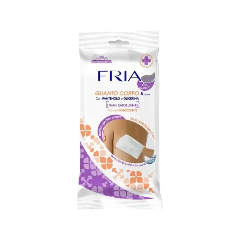 Fria Senior - 8 mănuși de corp cu efect de igienizare — preț și oferte