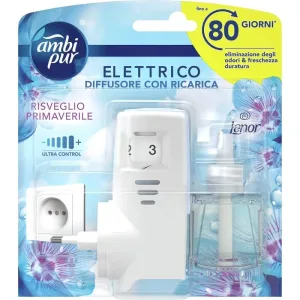 Ambi pur Starter kit – difuzor electric mono pentru încăperi, cu aromă de primăvară, de 20 ml