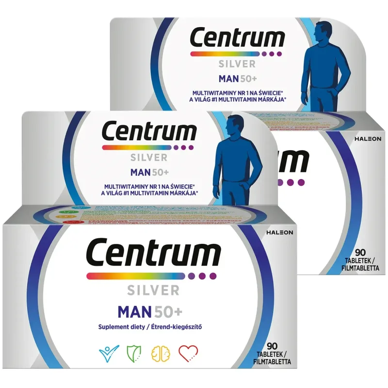 Set Centrum Man 50+, 2 x 90 de comprimate — preț și oferte