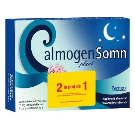 Pachet Calmogen Plant Somn 2 la pret de 1, 2x30 capsule, Perrigo — preț și oferte