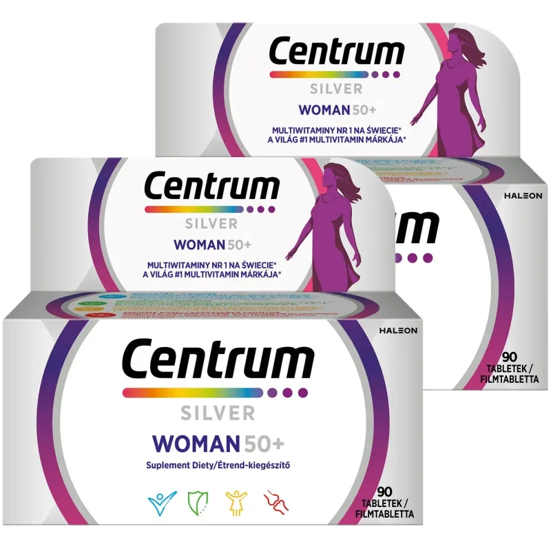 Centrum Woman 50+, 2x90 de comprimate, Haleon — preț și oferte