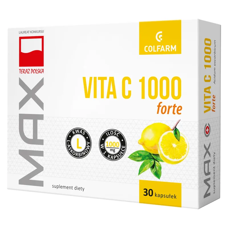 Max Vita C 1000 Forte, 30 capsule — preț și oferte