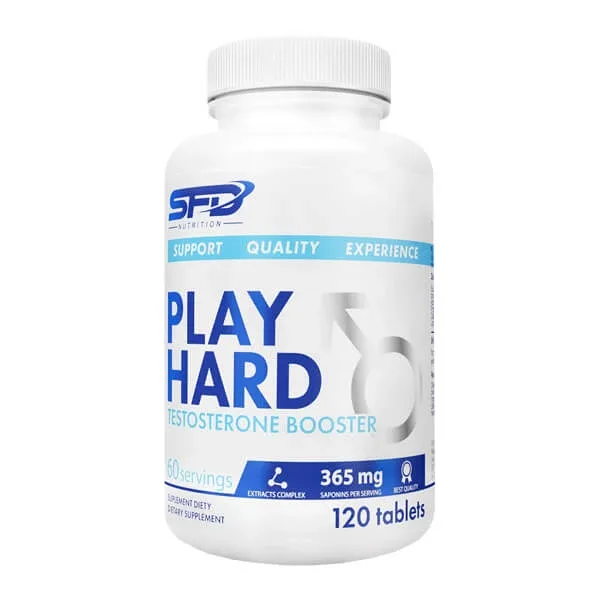 SFD Play Hard, rapel de testosteron, 120 comprimate — preț și oferte