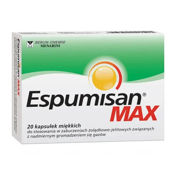 Espumisan Max, 20 capsule moi BERLIN CHEMIE — preț și oferte