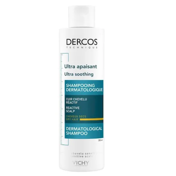 Sampon ultra calmant pentru par uscat Dercos, Vichy | 200 ml — preț și oferte