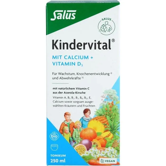 KINDERVITAL cu calciu+D3 Tonic Salus 250 ml Salus Haus — preț și oferte