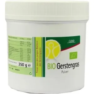 GSE Iarbă de orz certificată organic pulbere 250 g