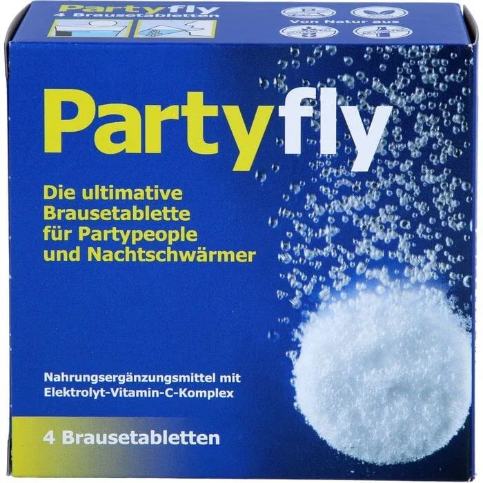 Tablete efervescente PARTYFLY 4 buc. — preț și oferte