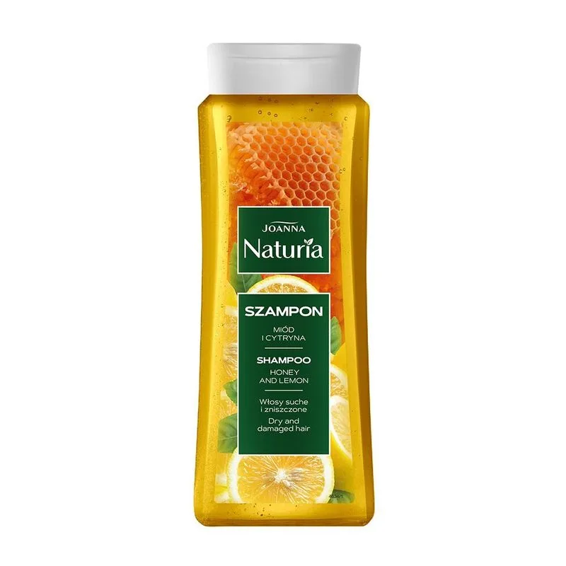 Sampon pentru par uscat si deteriorat cu Miere si lamaie Naturia, Joanna | 500 ml — preț și oferte