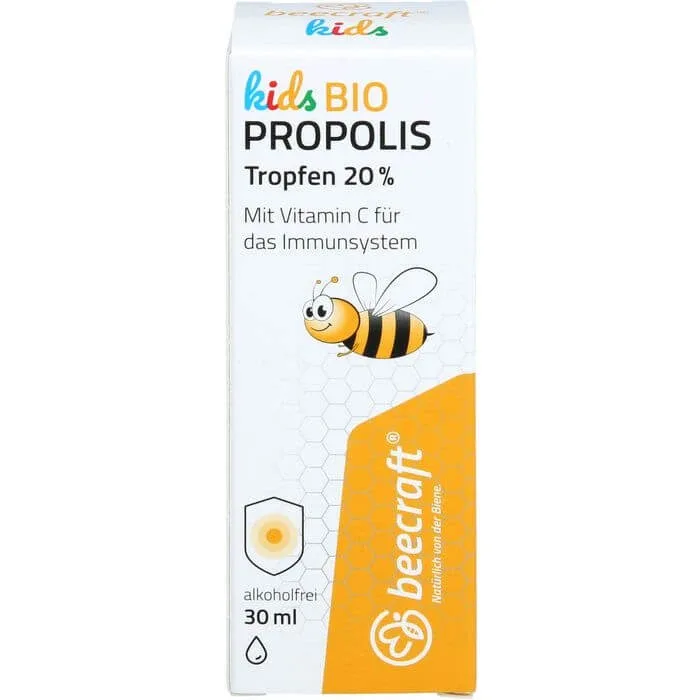 BEECRAFT KIDS Propolis Organic Drops 20% plus Vit.C 30 ml — preț și oferte