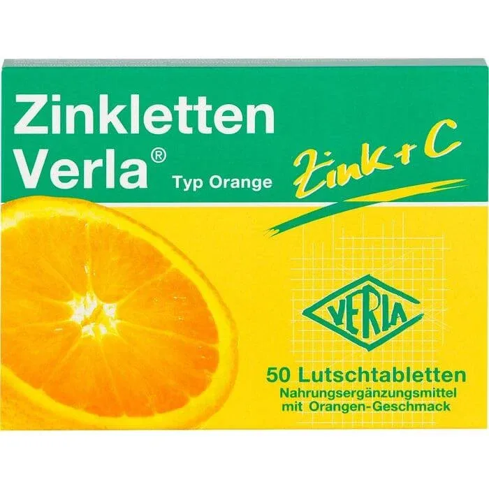 ZINKLETTEN Verla Orange Lozenges 50 Capsule — preț și oferte