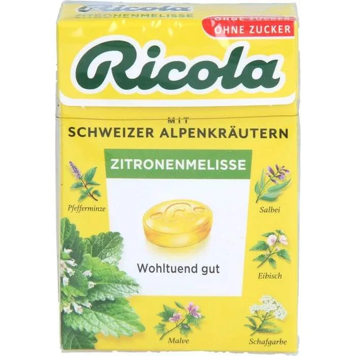RICOLA o.Z.Box dulciuri cu balsam de lămâie 50 g — preț și oferte
