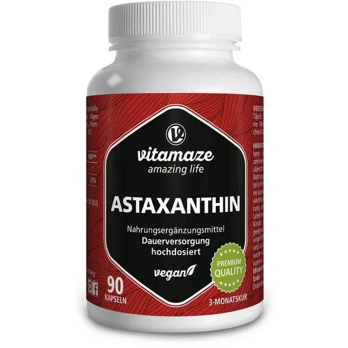 ASTAXANTHIN 4 mg capsule vegane 90 Capsule — preț și oferte