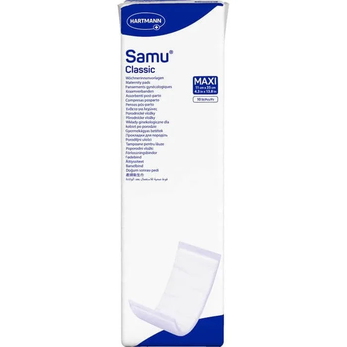 SAMU Tampoane pentru gravide Classic maxi 11x35 cm 10 buc. — preț și oferte