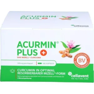 ACURMIN Plus Micelle Curcuma Soft Capsule 180 Capsule