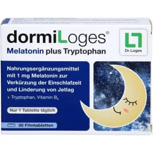 DORMILOGES 1 mg Melatonină plus triptofan Filmtab. 30 buc.