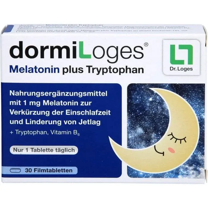 DORMILOGES 1 mg Melatonină plus triptofan Filmtab. 30 buc. — preț și oferte