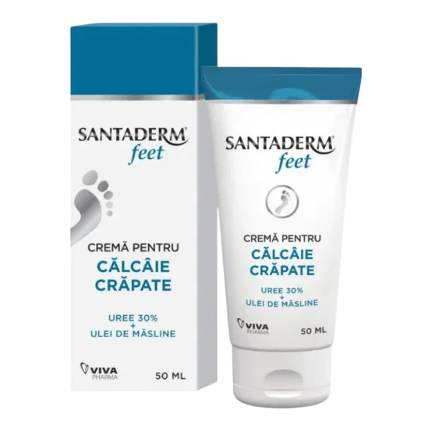 Crema pentru calcaie Santaderm Feet, Viva Pharma | 50 ml — preț și oferte