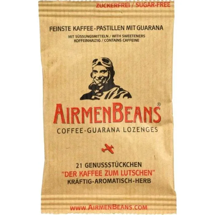 AIRMENBEANS cele mai bune pastile de cafea cu guarana 21 buc. — preț și oferte