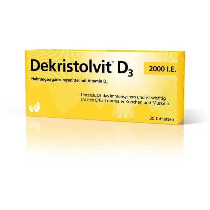 DEKRISTOLVIT D3 2000 I.E. Tablete 30 Capsule — preț și oferte