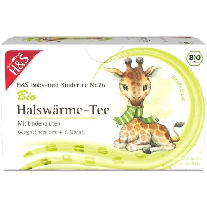 H&S Organic Throat Warming Tea Ceai pentru bebeluși și copii 30 g — preț și oferte