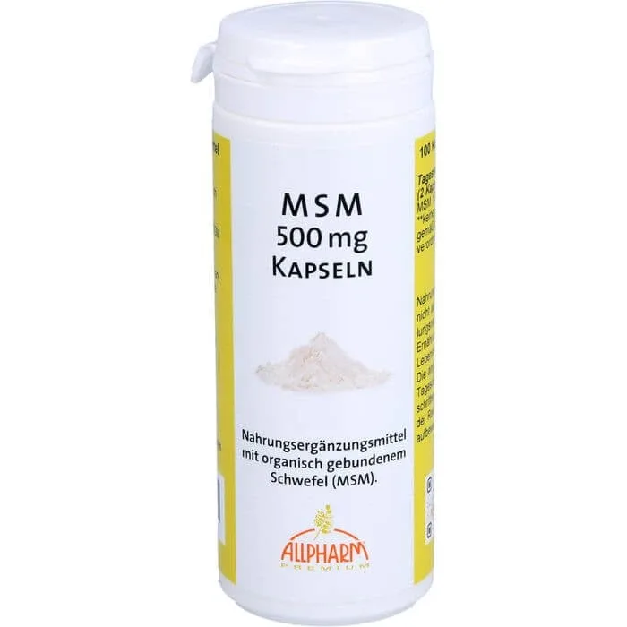 MSM 500 mg capsule 100 buc. — preț și oferte