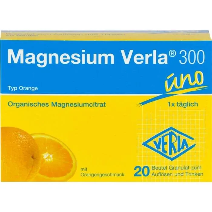 MAGNESIUM VERLA 300 Orange Granule 20 Capsule — preț și oferte