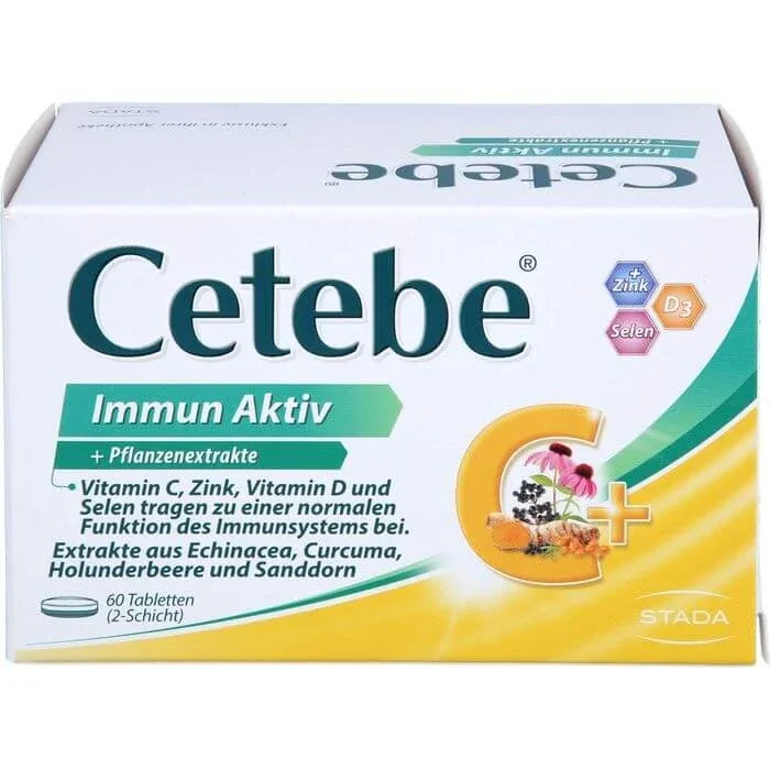 CETEBE Tablete imune active 60 capsule — preț și oferte