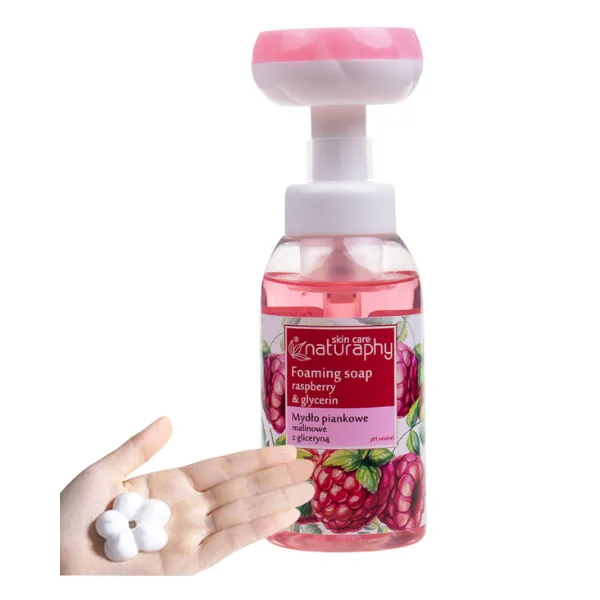 Sapun - spuma cu Zmeura si Glicerina Naturaphy, Blux | 300 ml BLUX COSMETICS INFINITY — preț și oferte