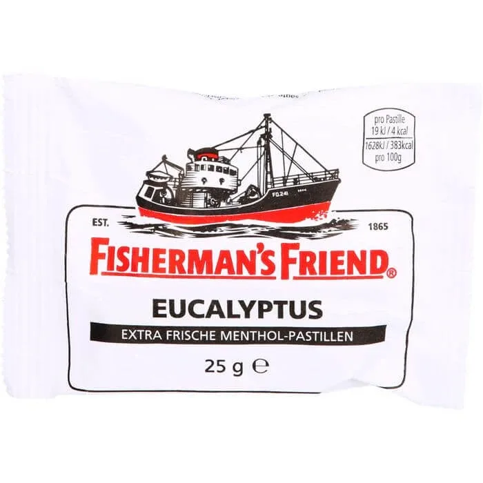 FISHERMANS FRIEND Eucalipt cu pastiluțe de zahăr 25 g — preț și oferte