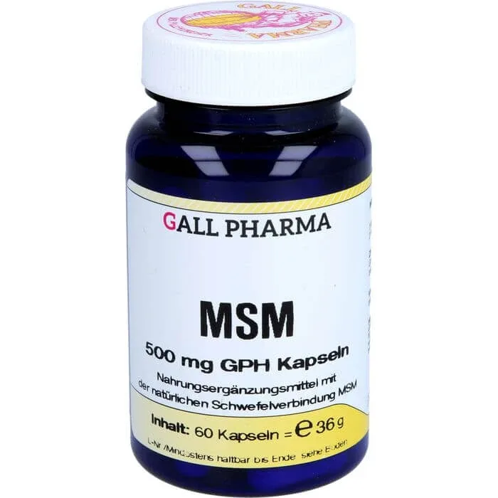 MSM 500 mg GPH Capsule 60 Capsule — preț și oferte