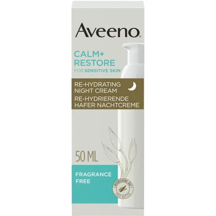 AVEENO Calm+ Restore Re-Hydrating Oat Night Cream 50 ml — preț și oferte