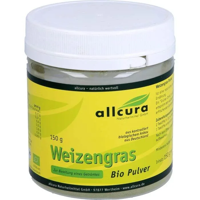 Pudră organică din iarbă de grâu 150 g — preț și oferte