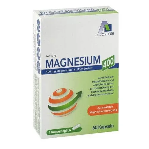 MAGNEZIU 400 mg Capsule 60 Capsule — preț și oferte