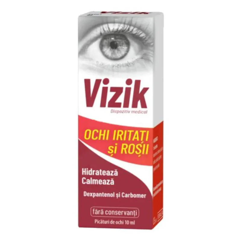 Vizik picaturi pentru ochi iritati si rosii, 10ml, Zdrovit — preț și oferte