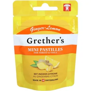 GRETHERS Ginger Lemon fără zahăr trecut.mini plic 30 g