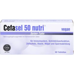 CEFASEL 50 nutri file de seleniu 60 buc.