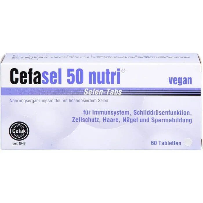 CEFASEL 50 nutri file de seleniu 60 buc. — preț și oferte