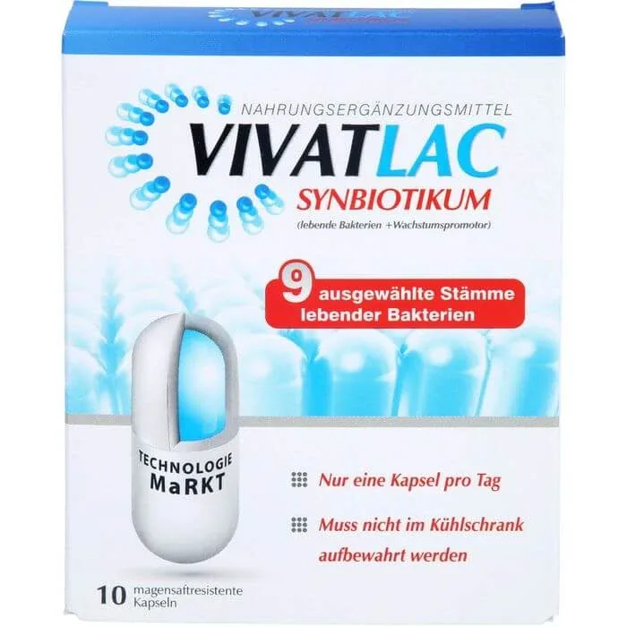 VIVATLAC SYNBIOTIKUM capsule cu acoperire enterica 10 buc. — preț și oferte