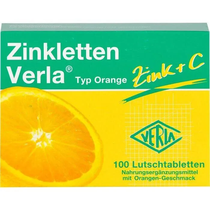 ZINKLETTEN Verla Orange Lozenges 100 Capsule — preț și oferte