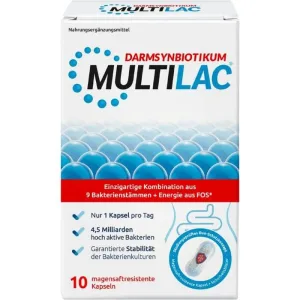 MULTILAC Intestinal Synbiotic enteric capsule 10 Capsule