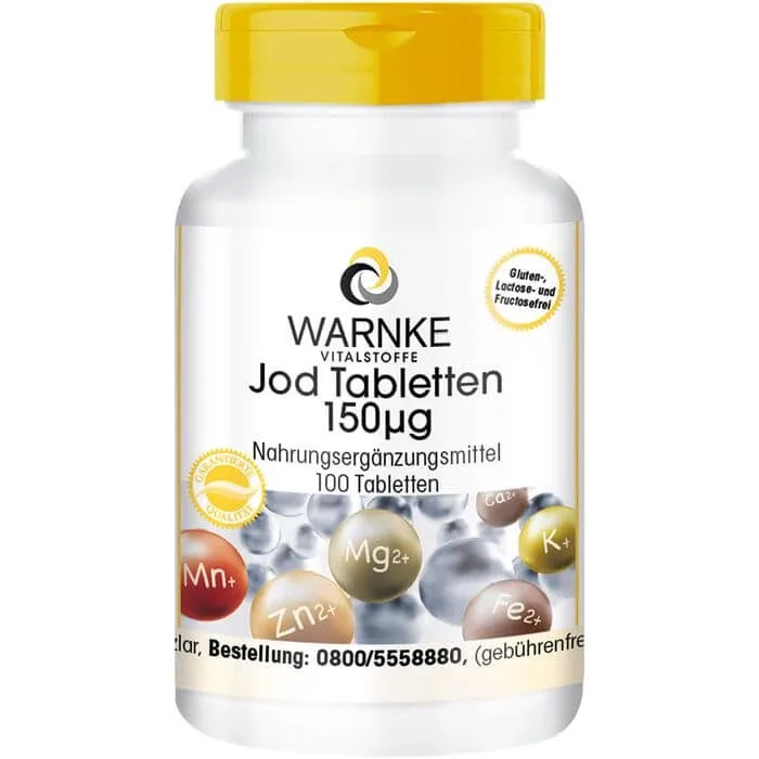 IODINE TABLETS 150 µg 100 buc. — preț și oferte